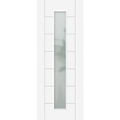 Fully Finished White Pre-Finished 7 Panel Frosted Glazed Internal Door