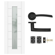 White Pre-Finished 7P Internal Doors with Handle Packs