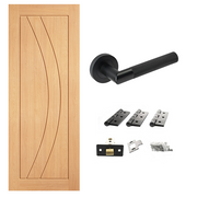Pre-Finished Girona Internal Door & Handle Pack Bundle