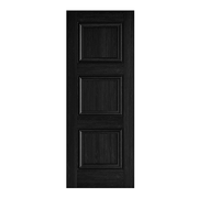 Fully Finished Kedleston Black Laminate Solid Core Internal Door