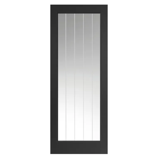 Internal Black Pre-Finished Glazed Cottage Style Doors