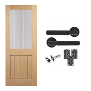 CLEARANCE 78x33" Pre-Finished Mexicano Internal Doors with Handle Pack