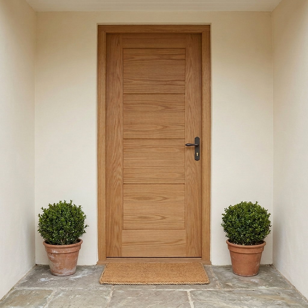 Modena Unfinished Oak External Door
