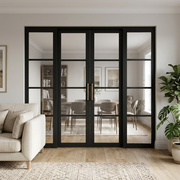 Industrial 4L Glazed Door Set 2380mm(w) x 2021mm(h)