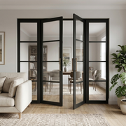 Industrial 4L Glazed Door Set 2380mm(w) x 2021mm(h)