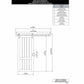 Ove Internal Barn Door - ODYSSEY Sliding Door with Kit in White Textured Wood