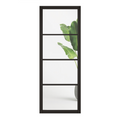 Black Soho Glazed 4L Internal Door