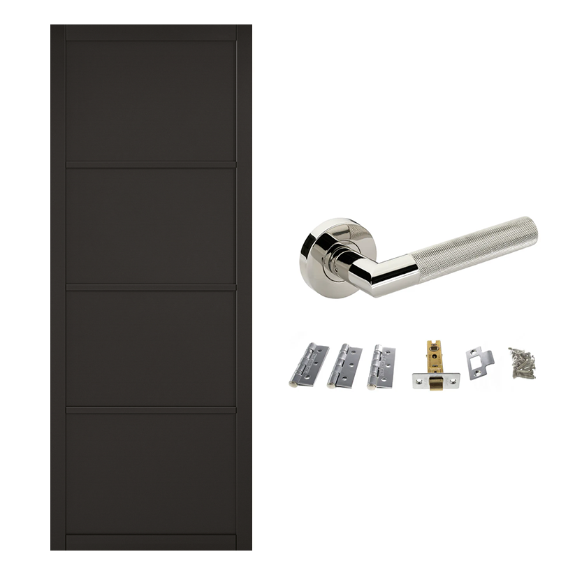 Industrial 4P Internal Door and Handle Pack Bundle
