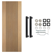 Fully Finished Oak Sydney Internal Door with Handle Pack