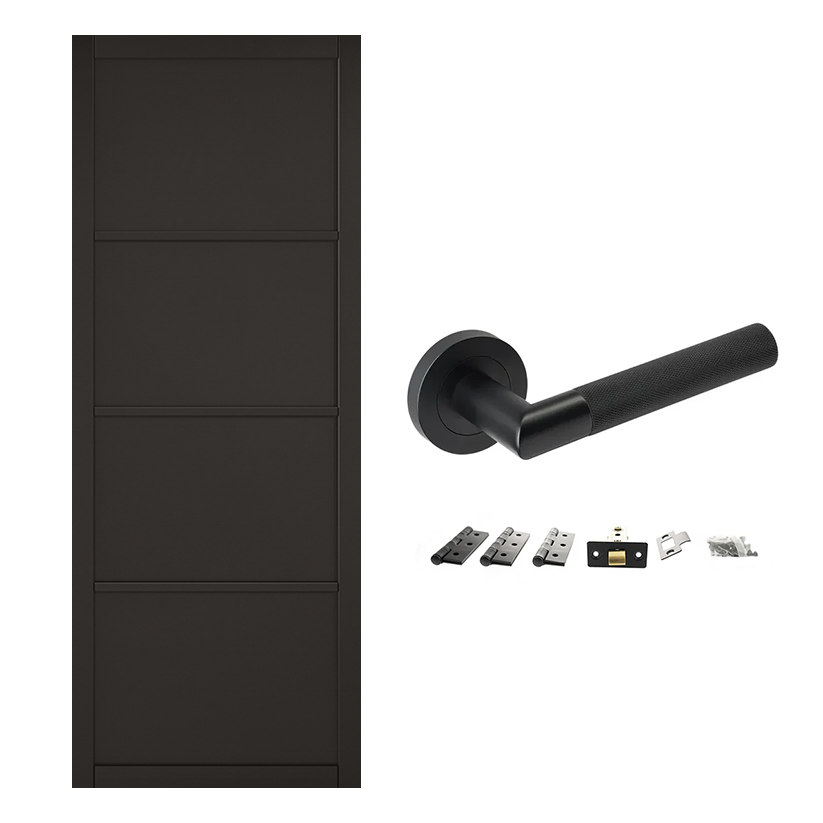 Industrial 4P Internal Door and Handle Pack Bundle