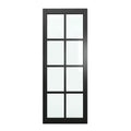 Fully Finished Urban 8L Industrial Style Clear Glazed Internal Door