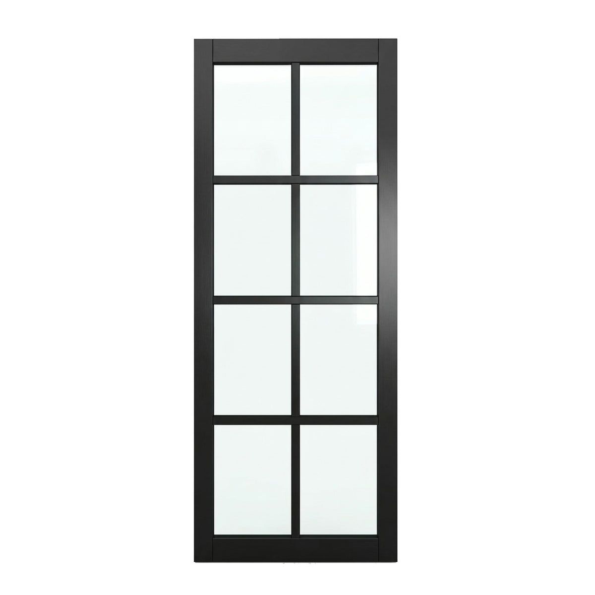 Fully Finished Urban 8L Industrial Style Clear Glazed Internal Door