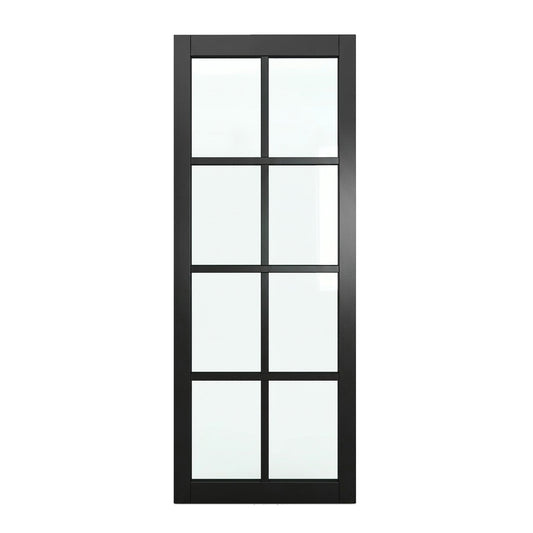 Fully Finished Urban 8L Industrial Style Clear Glazed Internal Door