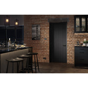 Black Laminate Montreal FD30 Fire Rated Internal Door