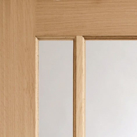 Internal Oak Worcester Bi-Fold with Clear Glass