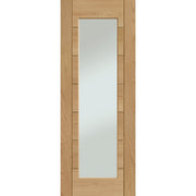 Palermo 1 Light Internal Oak Door with Clear Glass