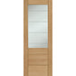 Internal Oak Essential Palermo 2XG with Clear Etched Glass