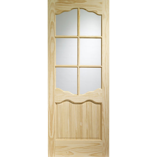 Internal Clear Pine Riviera with Clear Glass