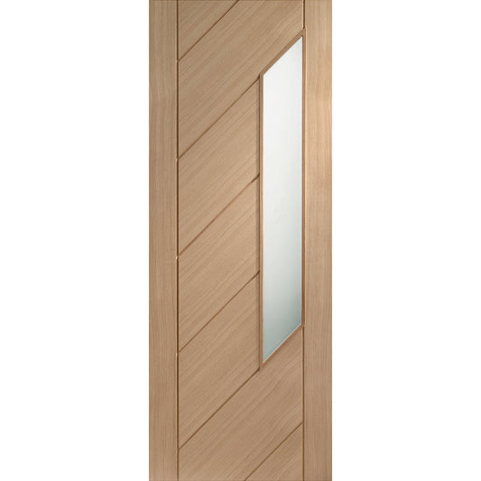 Internal Oak Monza with Obscure Glass