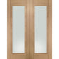 Internal Oak Palermo Pair with Clear Glass