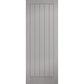 Grey Moulded Textured Vertical 5P Fire Door