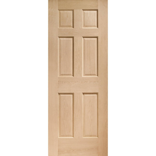 Internal Oak Colonial 6 Panel Fire Door