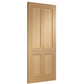 Internal Oak Victorian Shaker 4 Panel Fire Door