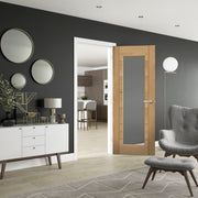 Palermo 1 Light Internal Oak Door with Clear Glass