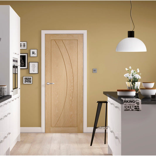 Internal Oak Salerno Fire Door