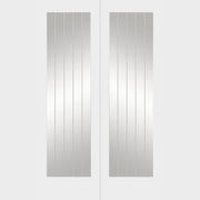 Internal White Primed Suffolk 1L Pair (Clear Etched Glass)