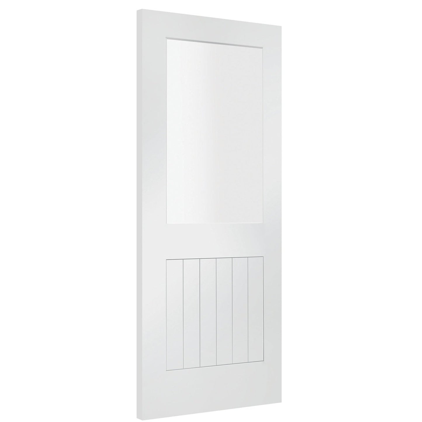 Internal White Primed Suffolk 1L with Clear Glass