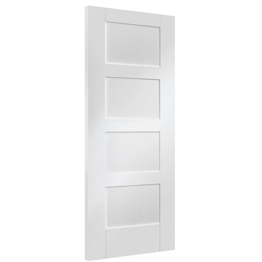 Internal White Primed Shaker Fire Door