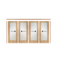 Oak Door Double Top Wardrobe Frame (including Hardware Kit)