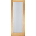 Oak Mexicano Pattern 10 Glazed Pre-Finished FD30 Fire Rated Internal Door