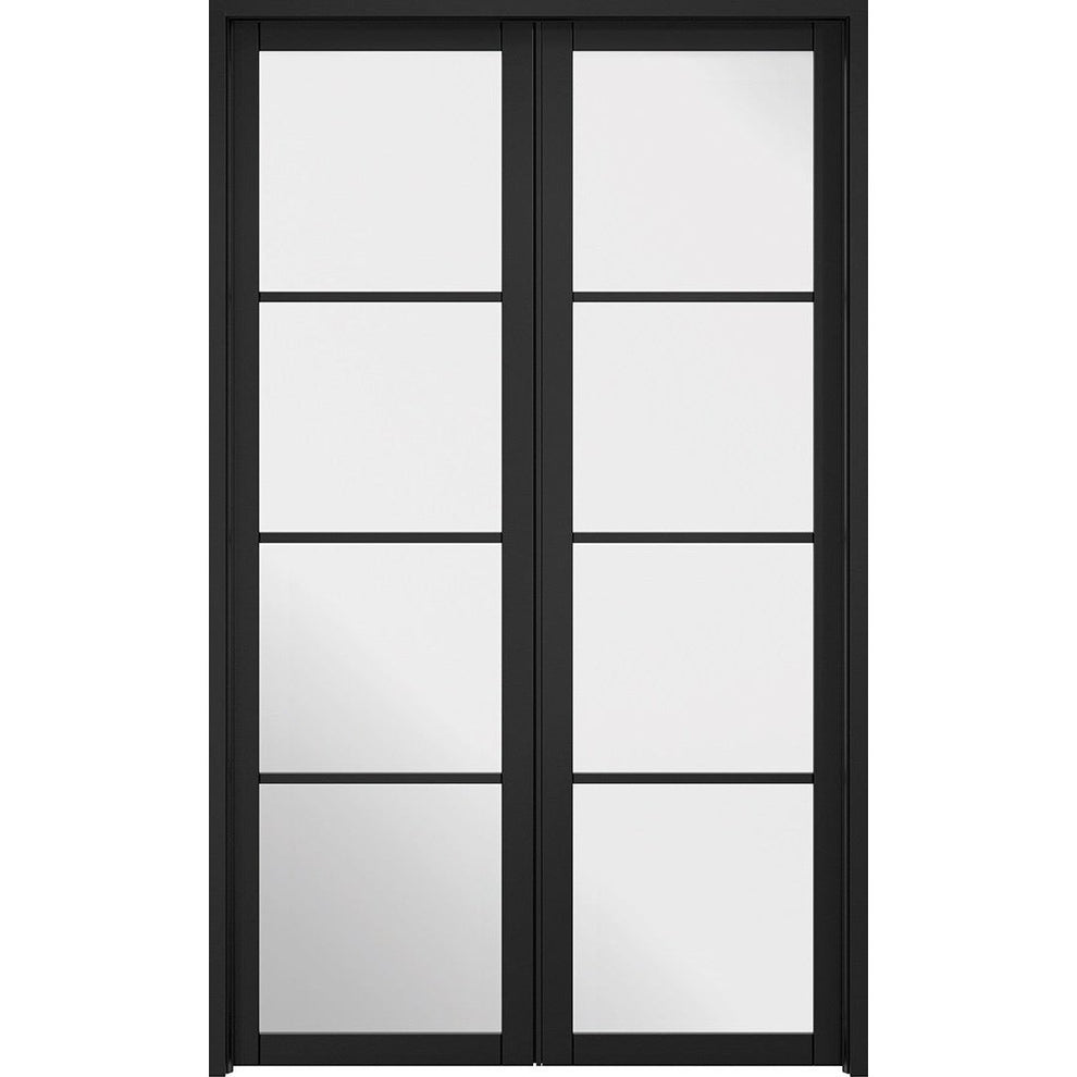 Room Divider Black Soho W4 Deal4Doors
