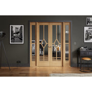 Room Divider Oak Reims W6