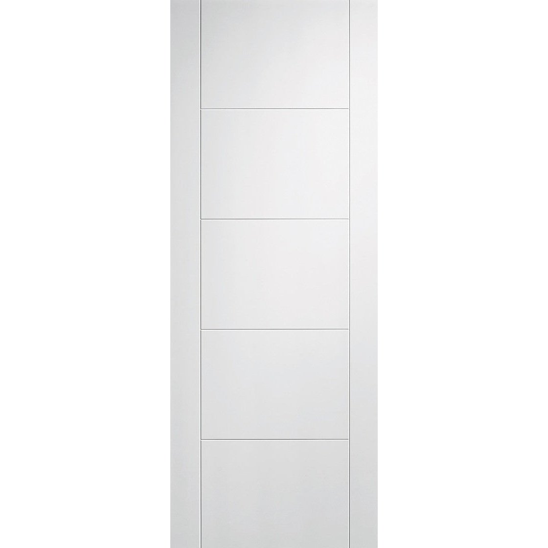 White Linear Style Internal Door (standard and fire door)