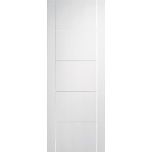 White Linear Style Internal Door (standard and fire door)